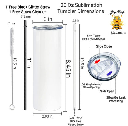 TAYLOR SWIFT 20 Oz Tumbler with 1 Lid, 2 Straws and 1 Straw Cleaner. FREE SHIPPING. Stainless Steel. Sublimation Tumbler Cup.