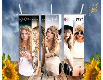 TAYLOR SWIFT 20 Oz Tumbler with 1 Lid, 2 Straws and 1 Straw