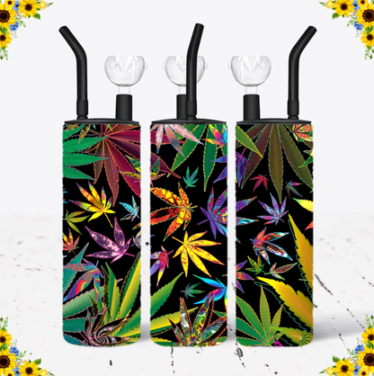 WATER BONG, 20 Oz Sublimation Printed, Stainless Steel, Easy to Clean, Any Design/Image, Customizable, Personalized, Friends, Christmas Gift, Holiday, Birthday, 420 Friendly.