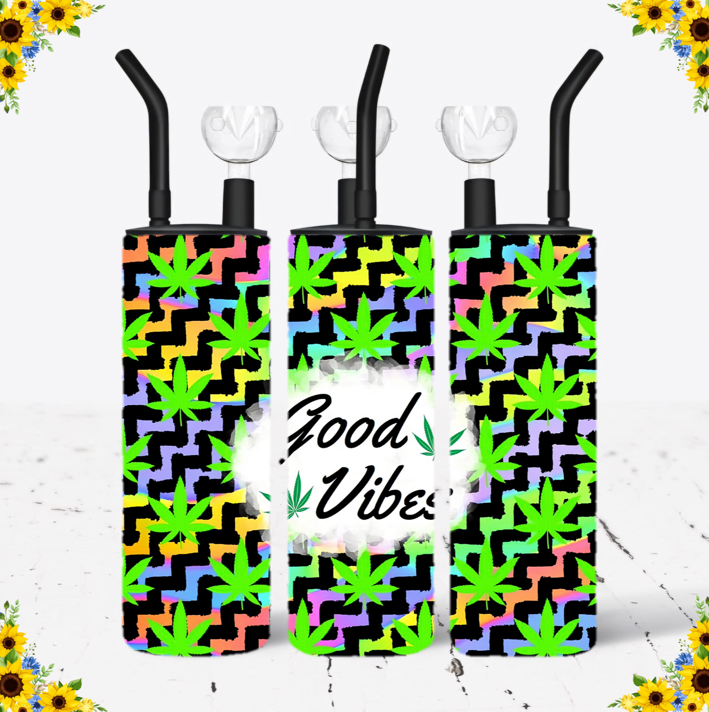 WATER BONG, 20 Oz Sublimation Printed, Stainless Steel, Easy to Clean, Any Design/Image, Customizable, Personalized, Friends, Christmas Gift, Holiday, Birthday, 420 Friendly.