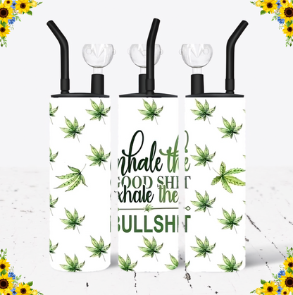 WATER BONG, 20 Oz Sublimation Printed, Stainless Steel, Easy to Clean, Any Design/Image, Customizable, Personalized, Friends, Christmas Gift, Holiday, Birthday, 420 Friendly.