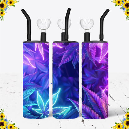 WATER BONG, 20 Oz Sublimation Printed, Stainless Steel, Easy to Clean, Any Design/Image, Customizable, Personalized, Friends, Christmas Gift, Holiday, Birthday, 420 Friendly.