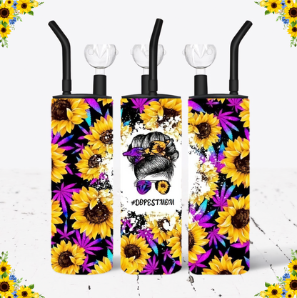 WATER BONG, 20 Oz Sublimation Printed, Stainless Steel, Easy to Clean, Any Design/Image, Customizable, Personalized, Friends, Christmas Gift, Holiday, Birthday, 420 Friendly.