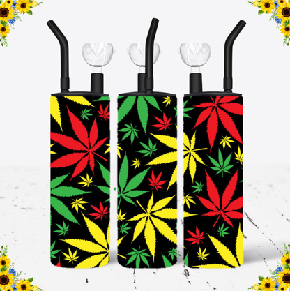 WATER BONG, 20 Oz Sublimation Printed, Stainless Steel, Easy to Clean, Any Design/Image, Customizable, Personalized, Friends, Christmas Gift, Holiday, Birthday, 420 Friendly.