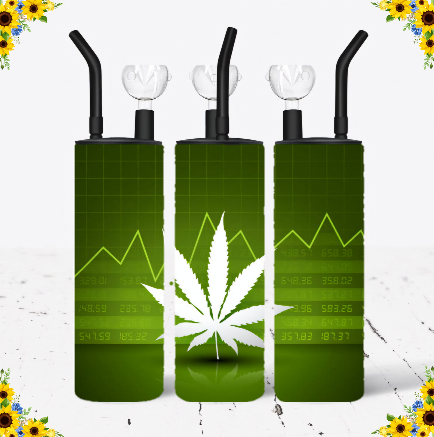 WATER BONG, 20 Oz Sublimation Printed, Stainless Steel, Easy to Clean, Any Design/Image, Customizable, Personalized, Friends, Christmas Gift, Holiday, Birthday, 420 Friendly.