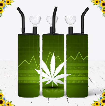 WATER BONG, 20 Oz Sublimation Printed, Stainless Steel, Easy to Clean, Any Design/Image, Customizable, Personalized, Friends, Christmas Gift, Holiday, Birthday, 420 Friendly.