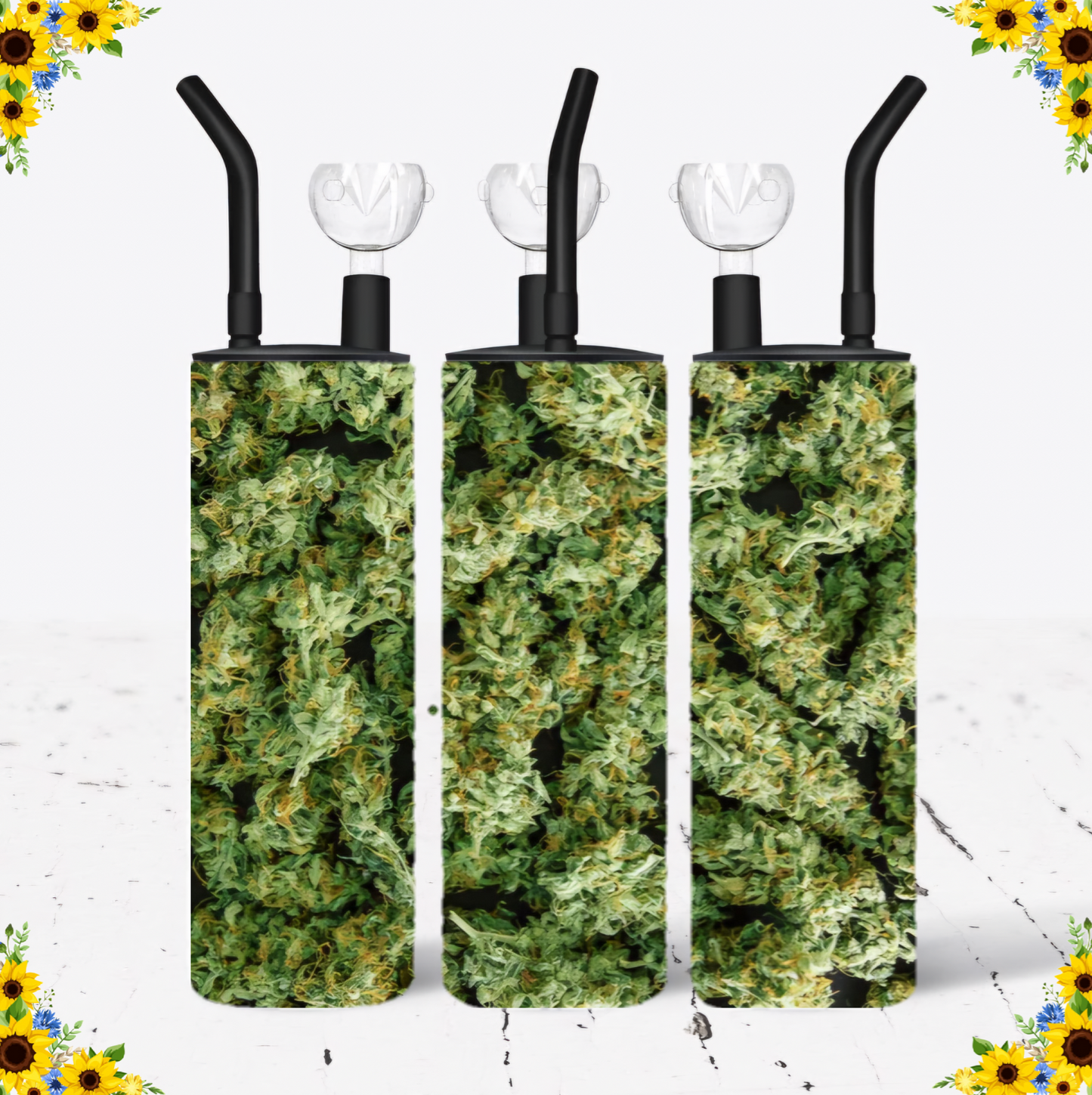 WATER BONG, 20 Oz Sublimation Printed, Stainless Steel, Easy to Clean, Any Design/Image, Customizable, Personalized, Friends, Christmas Gift, Holiday, Birthday, 420 Friendly.