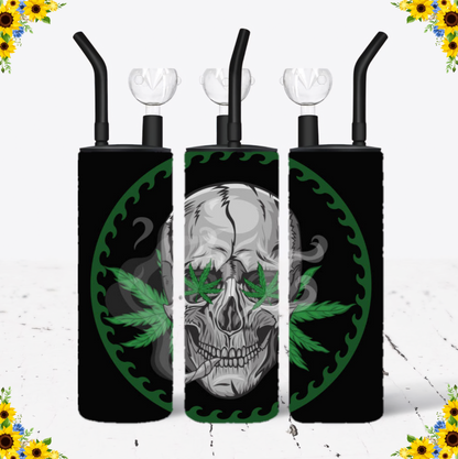 WATER BONG, 20 Oz Sublimation Printed, Stainless Steel, Easy to Clean, Any Design/Image, Customizable, Personalized, Friends, Christmas Gift, Holiday, Birthday, 420 Friendly.