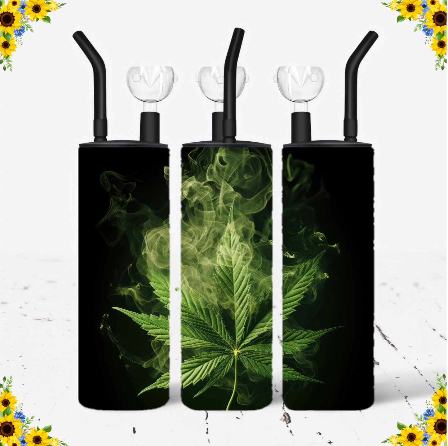 WATER BONG, 20 Oz Sublimation Printed, Stainless Steel, Easy to Clean, Any Design/Image, Customizable, Personalized, Friends, Christmas Gift, Holiday, Birthday, 420 Friendly.