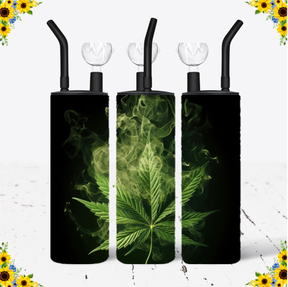 WATER BONG, 20 Oz Sublimation Printed, Stainless Steel, Easy to Clean, Any Design/Image, Customizable, Personalized, Friends, Christmas Gift, Holiday, Birthday, 420 Friendly.