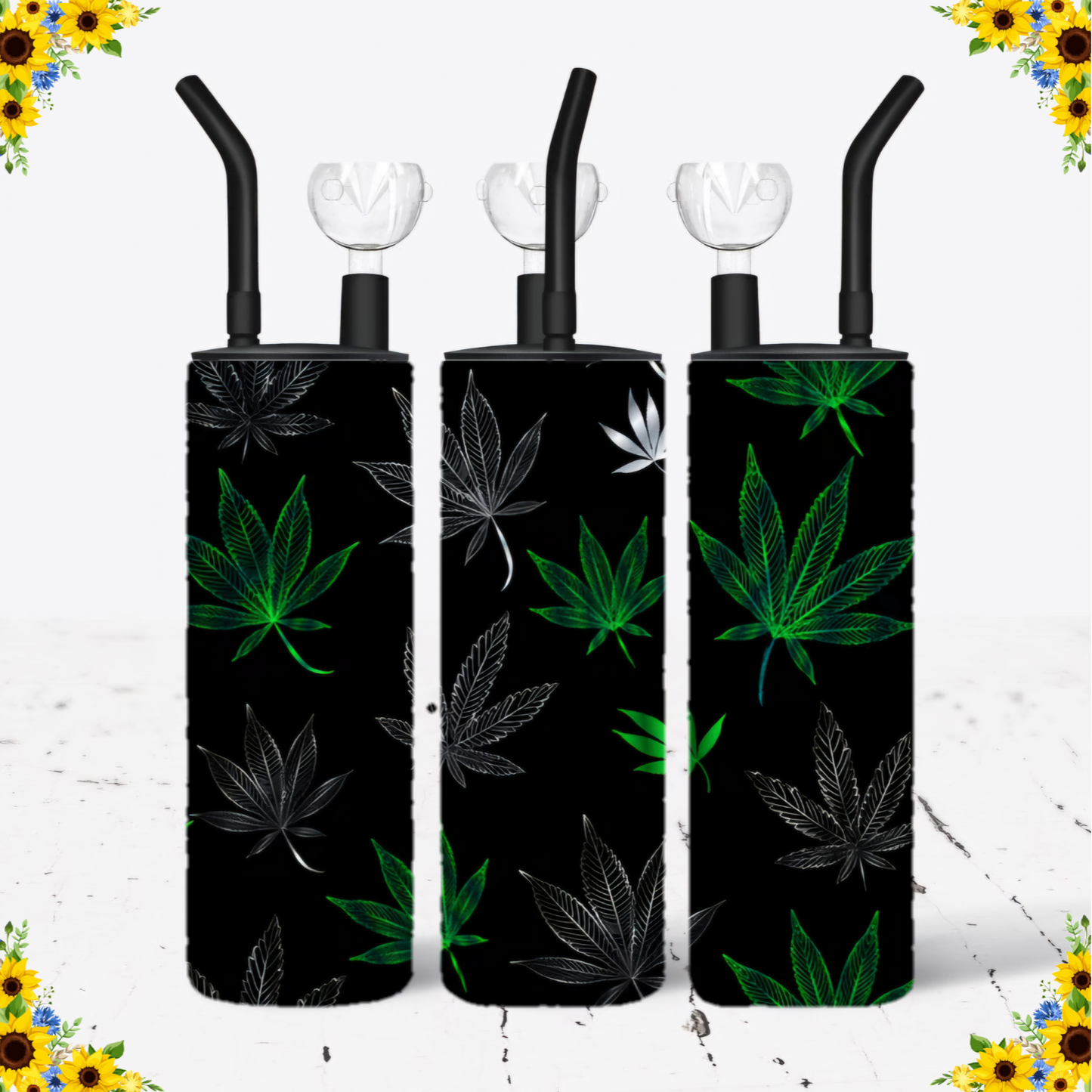 WATER BONG, 20 Oz Sublimation Printed, Stainless Steel, Easy to Clean, Any Design/Image, Customizable, Personalized, Friends, Christmas Gift, Holiday, Birthday, 420 Friendly.