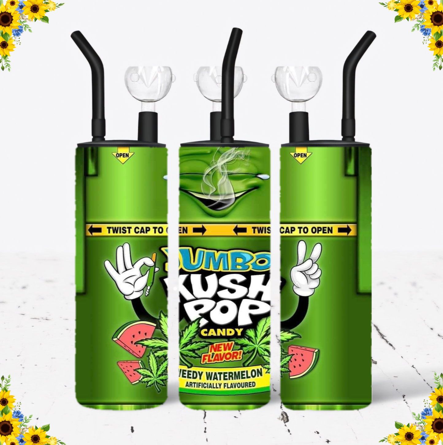 WATER BONG, 20 Oz Sublimation Printed, Stainless Steel, Easy to Clean, Any Design/Image, Customizable, Personalized, Friends, Christmas Gift, Holiday, Birthday, 420 Friendly.