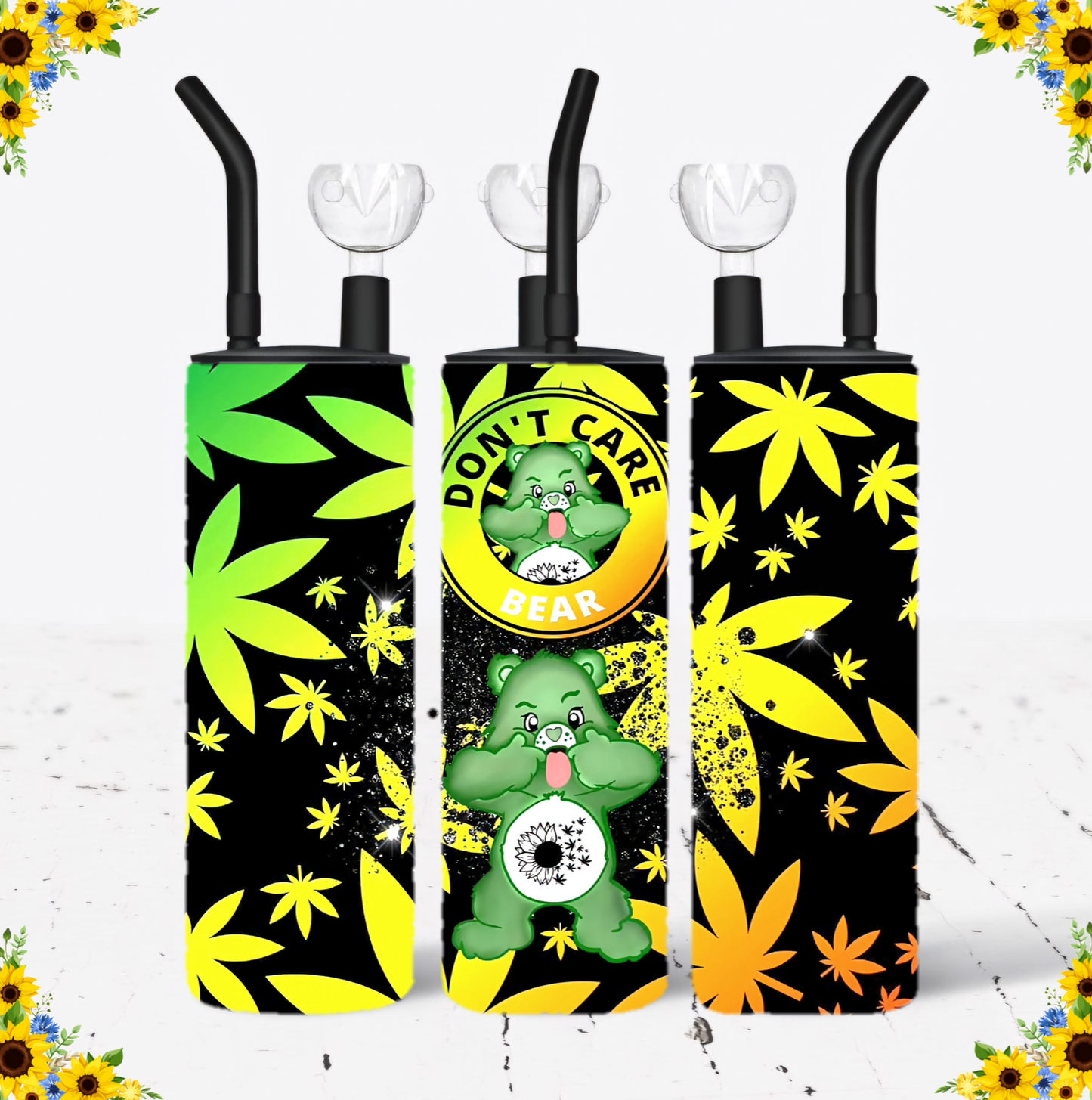 WATER BONG, 20 Oz Sublimation Printed, Stainless Steel, Easy to Clean, Any Design/Image, Customizable, Personalized, Friends, Christmas Gift, Holiday, Birthday, 420 Friendly.