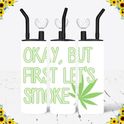 WATER BONG, 20 Oz Sublimation Printed, Stainless Steel, Easy to Clean, Any Design/Image, Customizable, Personalized, Friends, Christmas Gift, Holiday, Birthday, 420 Friendly.