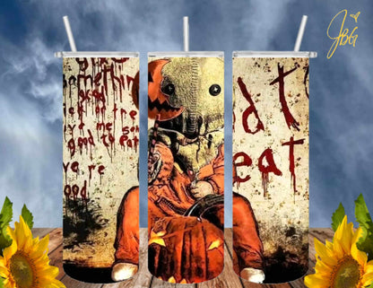 HORROR/THRILLER Serial Killers 20 Oz Tumbler with 2 Straws, 1 Lid and Straw Cleaner. FREE SHIPPING. Stainless Steel. Sublimation Tumbler Cup.
