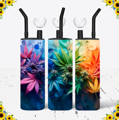 WATER BONG, 20 Oz Sublimation Printed, Stainless Steel, Easy to Clean, Any Design/Image, Customizable, Personalized, Friends, Christmas Gift, Holiday, Birthday, 420 Friendly.