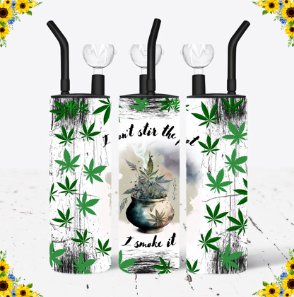 WATER BONG, 20 Oz Sublimation Printed, Stainless Steel, Easy to Clean, Any Design/Image, Customizable, Personalized, Friends, Christmas Gift, Holiday, Birthday, 420 Friendly.