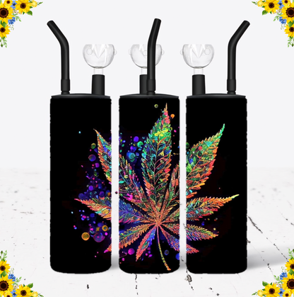 WATER BONG, 20 Oz Sublimation Printed, Stainless Steel, Easy to Clean, Any Design/Image, Customizable, Personalized, Friends, Christmas Gift, Holiday, Birthday, 420 Friendly.