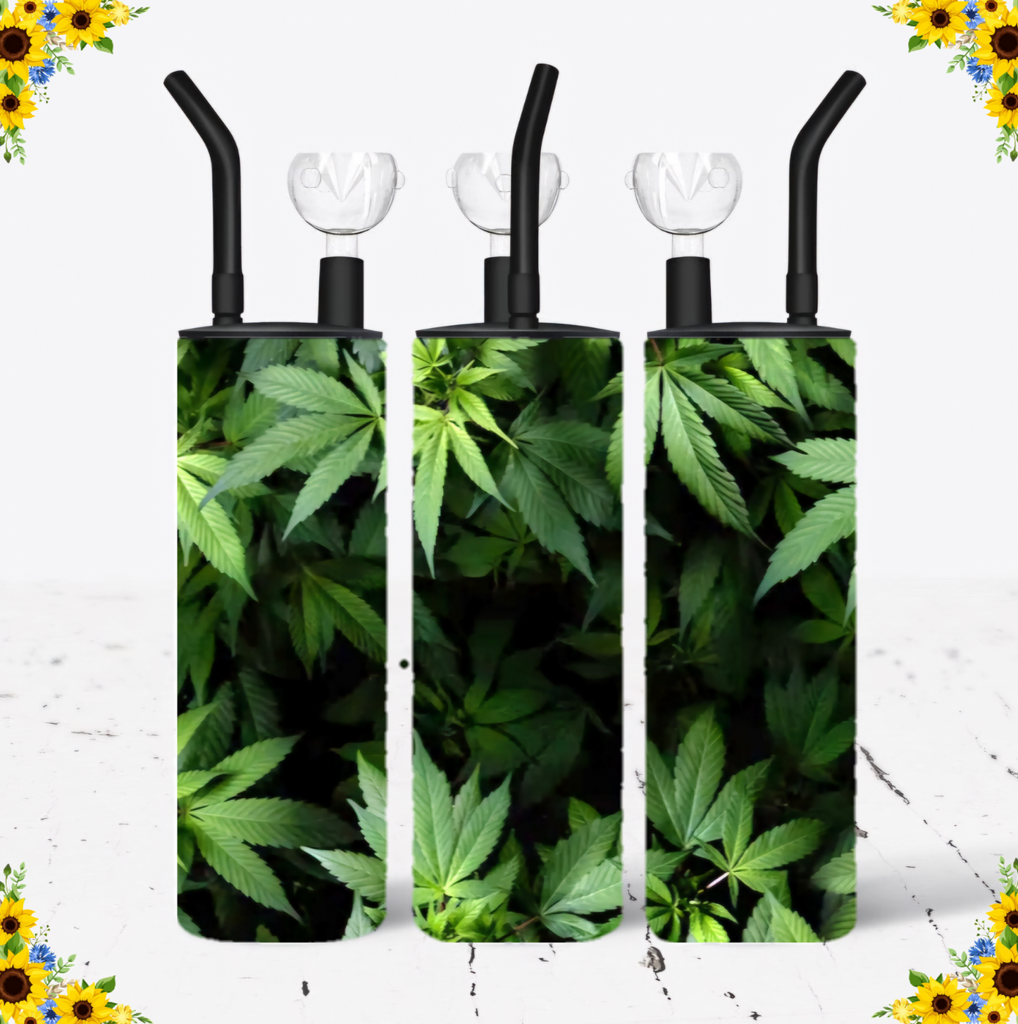 WATER BONG, 20 Oz Sublimation Printed, Stainless Steel, Easy to Clean, Any Design/Image, Customizable, Personalized, Friends, Christmas Gift, Holiday, Birthday, 420 Friendly.