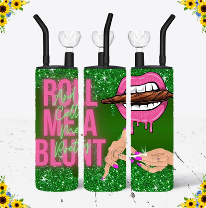 WATER BONG, 20 Oz Sublimation Printed, Stainless Steel, Easy to Clean, Any Design/Image, Customizable, Personalized, Friends, Christmas Gift, Holiday, Birthday, 420 Friendly.