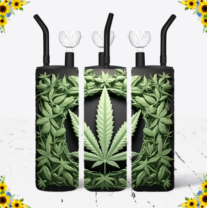 WATER BONG, 20 Oz Sublimation Printed, Stainless Steel, Easy to Clean, Any Design/Image, Customizable, Personalized, Friends, Christmas Gift, Holiday, Birthday, 420 Friendly.