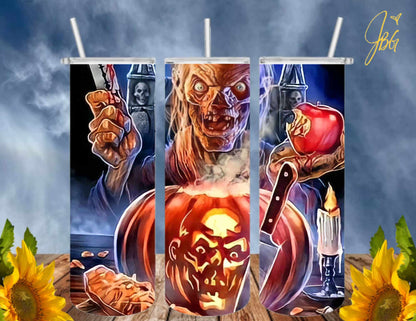 HORROR/THRILLER Serial Killers 20 Oz Tumbler with 2 Straws, 1 Lid and Straw Cleaner. FREE SHIPPING. Stainless Steel. Sublimation Tumbler Cup.