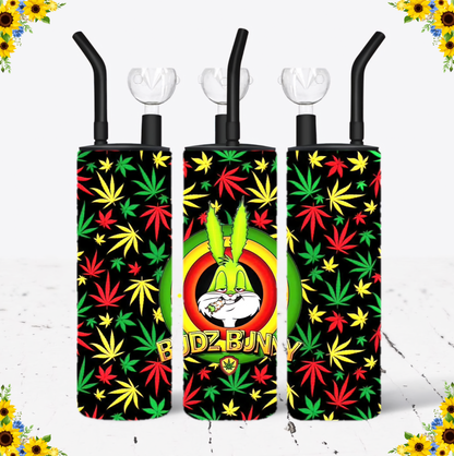 WATER BONG, 20 Oz Sublimation Printed, Stainless Steel, Easy to Clean, Any Design/Image, Customizable, Personalized, Friends, Christmas Gift, Holiday, Birthday, 420 Friendly.