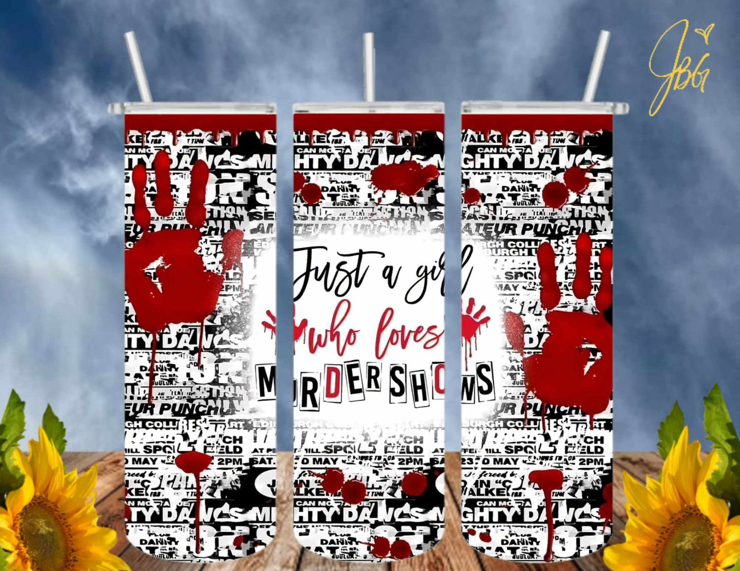 HORROR/THRILLER Serial Killers 20 Oz Tumbler with 2 Straws, 1 Lid and Straw Cleaner. FREE SHIPPING. Stainless Steel. Sublimation Tumbler Cup.