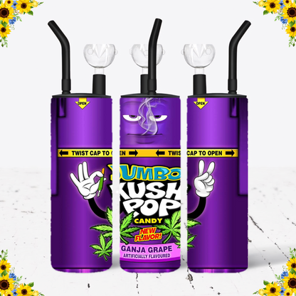 WATER BONG, 20 Oz Sublimation Printed, Stainless Steel, Easy to Clean, Any Design/Image, Customizable, Personalized, Friends, Christmas Gift, Holiday, Birthday, 420 Friendly.