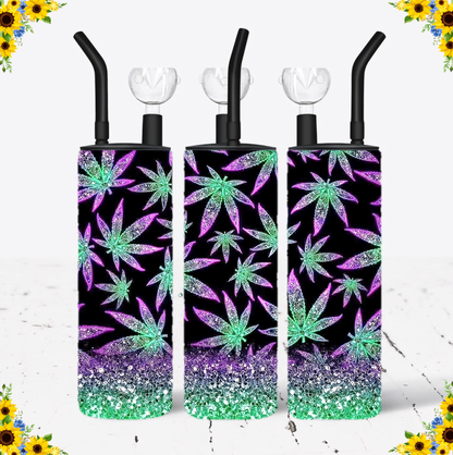 WATER BONG, 20 Oz Sublimation Printed, Stainless Steel, Easy to Clean, Any Design/Image, Customizable, Personalized, Friends, Christmas Gift, Holiday, Birthday, 420 Friendly.