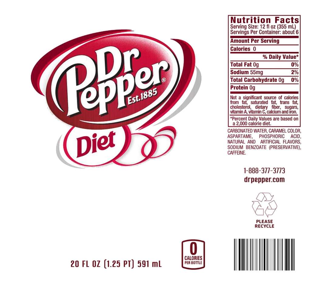 Dr. Pepper Diet Tumbler