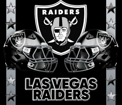 NFL Las Vegas Raiders Personalized 20 oz Black Stainless Steel Tumbler