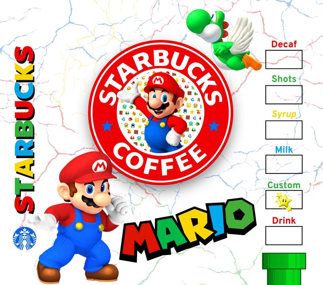 Super Mario Starbucks Cup